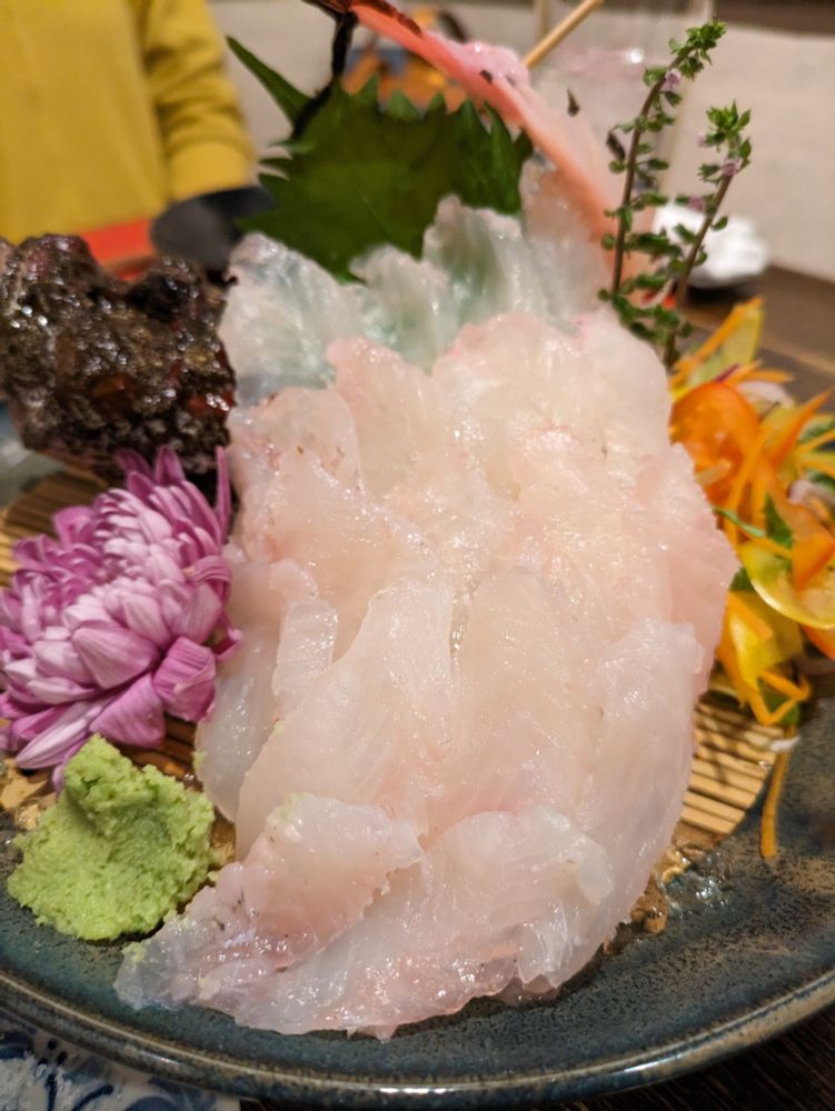 おこぜのお刺身🐟