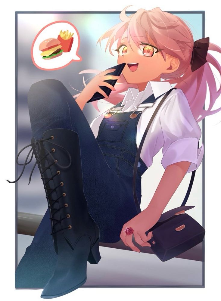 待ち合わせしてるクロエちゃんです
お題箱ありがとうございました〜！