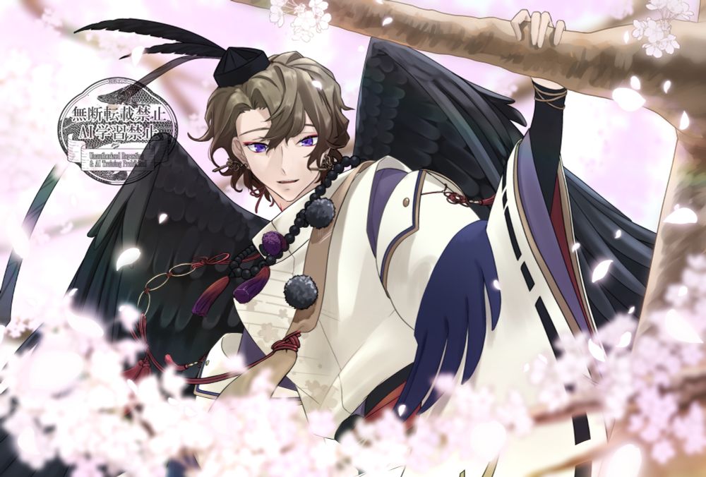 天狗👺と言えば有頂天家族の弁天様…と、名シーンの構図真似たイラスト