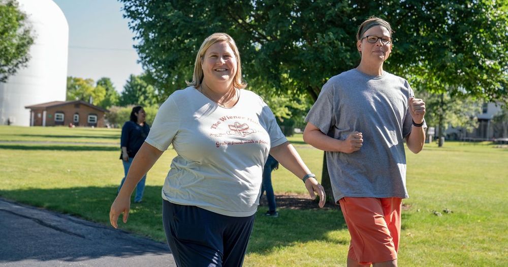 Two of the fabs from Somebody Somewhere (Sam and Joel walking outdoors getting their steps in) - although I hope they show up in the Growler. 
