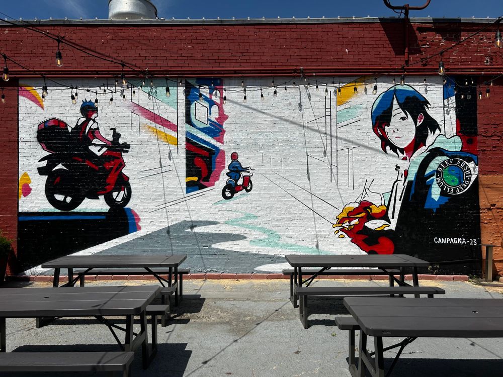 The murals of Deep Ellum in Dallas, TX. A visit earlier this week. 
