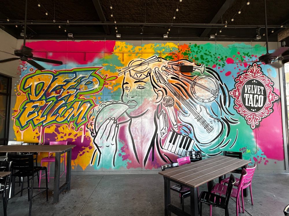 The murals of Deep Ellum in Dallas, TX. A visit earlier this week. 