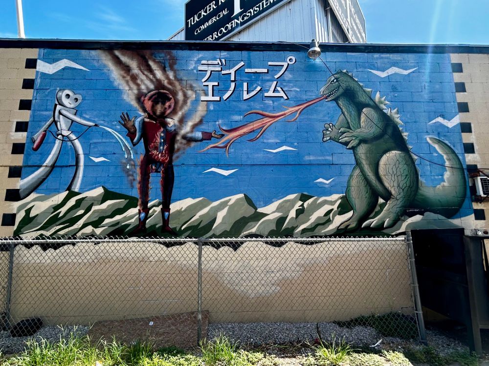 The murals of Deep Ellum in Dallas, TX. A visit earlier this week.