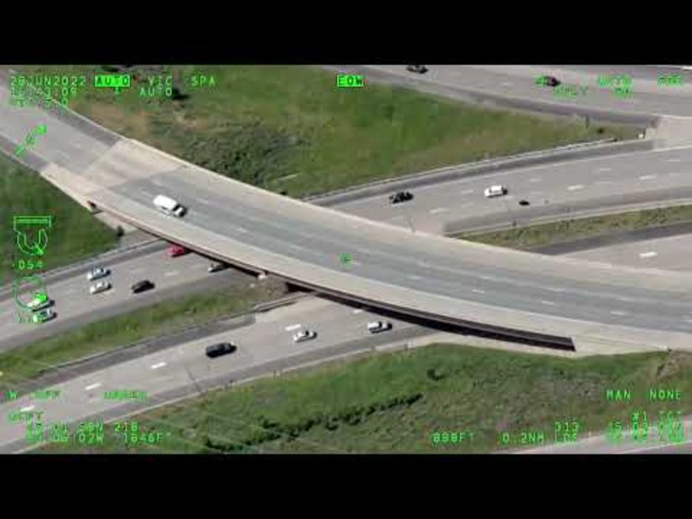 Motorcycle vs. Police Chopper in High-Speed Pursuit
