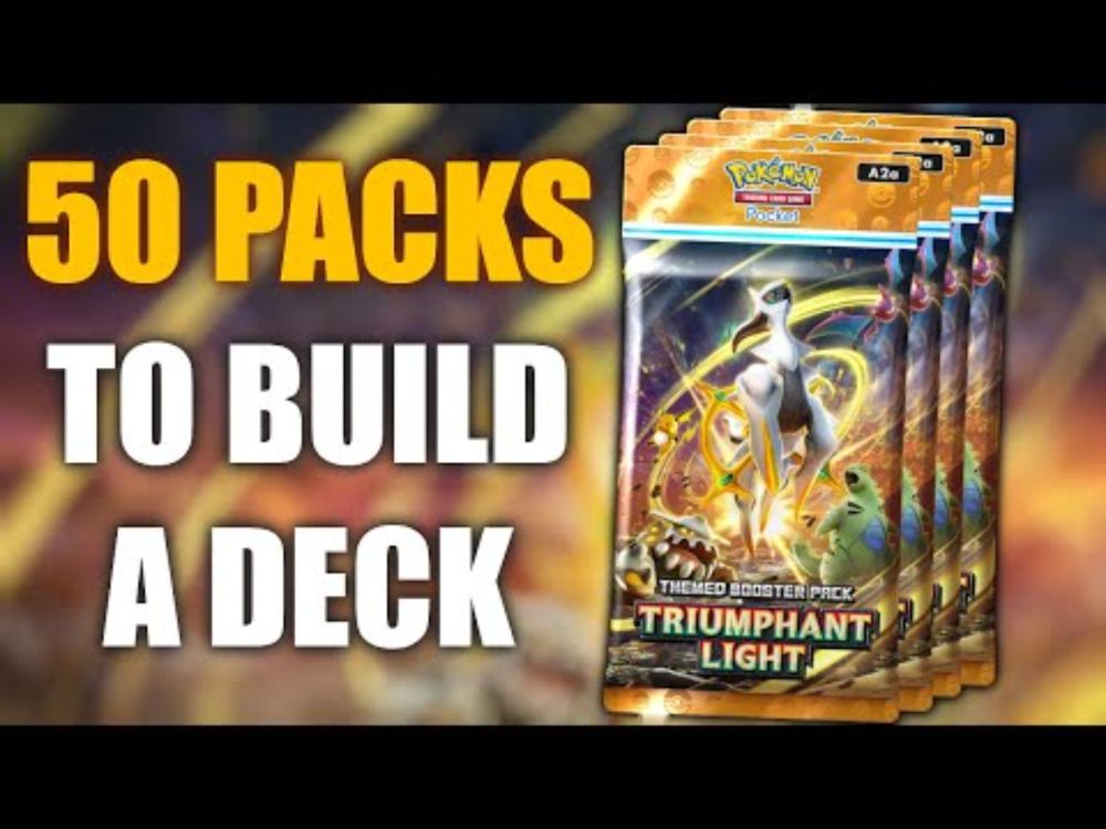I Opened 50+ Triumphant Light Packs to Build the Ultimate Deck!!! (Pokémon TCG Pocket)