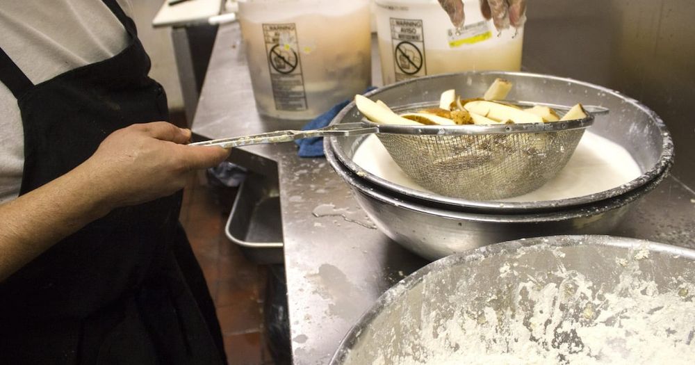 The jojo is intertwined with a technological wonder of the modern age: the pressure fryer.