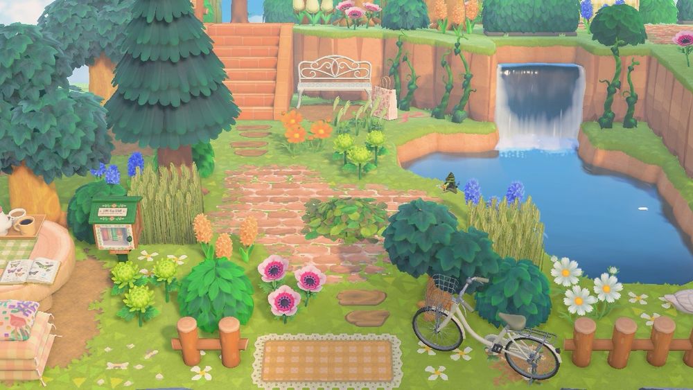 animal crossing new horizons screenshot of my entrance 