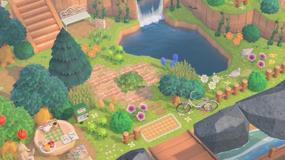 animal crossing new horizons screenshot of my entrance 