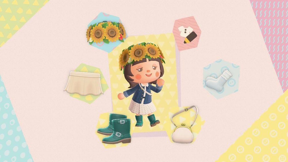 animal crossing new horizons screenshot of my characters outfit 