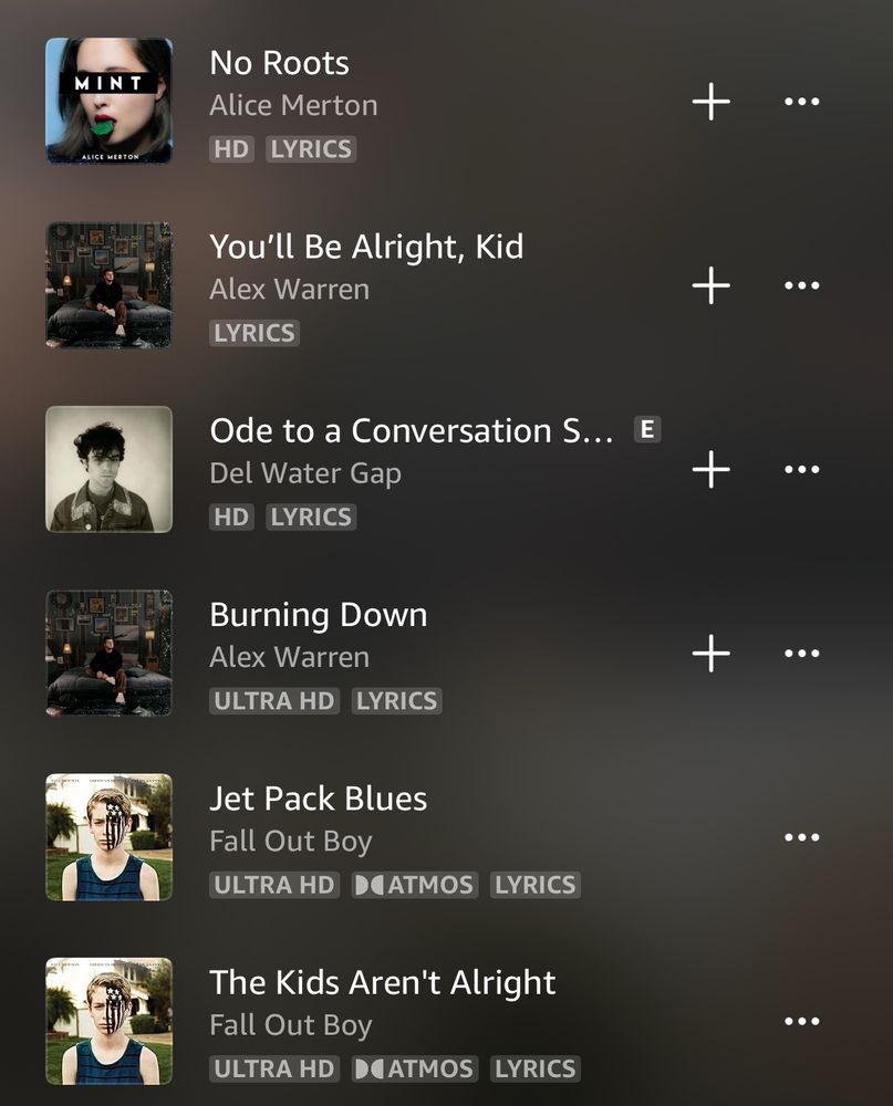 No roots
You’ll be alright kid
Ode to a conversation stick in my head
Burning down
Jet pack blues
The kids aren’t alright