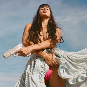 It's the cover art for Rebecca Black's 2025 album, Salvation. It goes hard.