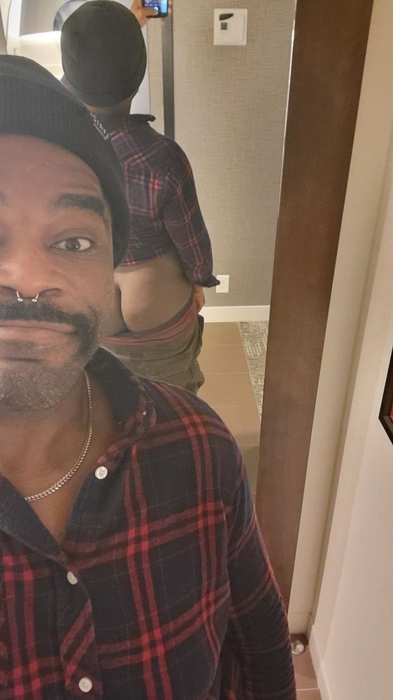 Me showing a little bit of my butt in the same outfit