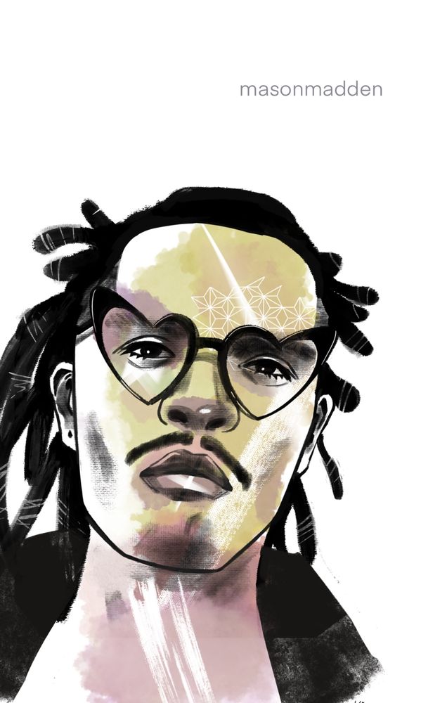 Illustration of wrestler Mason Madden