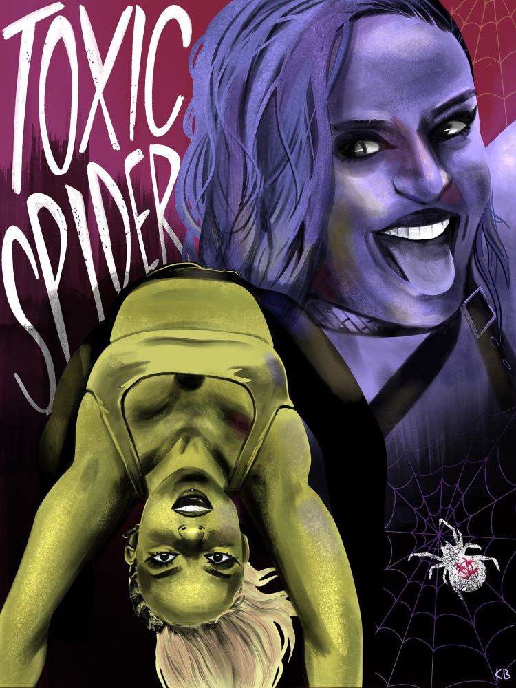 Illustration of wrestler Thekla