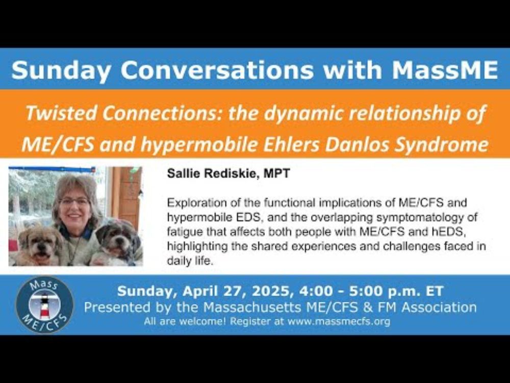 Sunday Conversations April 2025 - ME/CFS and hEDS with Sallie Rediske