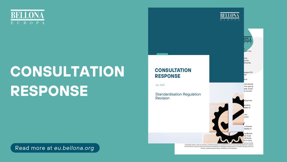 Consultation Response Cover: Standardisatin Regulation Revision
