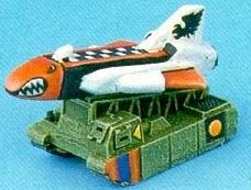 Photo of a painted Games Workshop Epic-scale Deathstrike miniature, released in 1991/2 for use with 2nd edition Space Marine