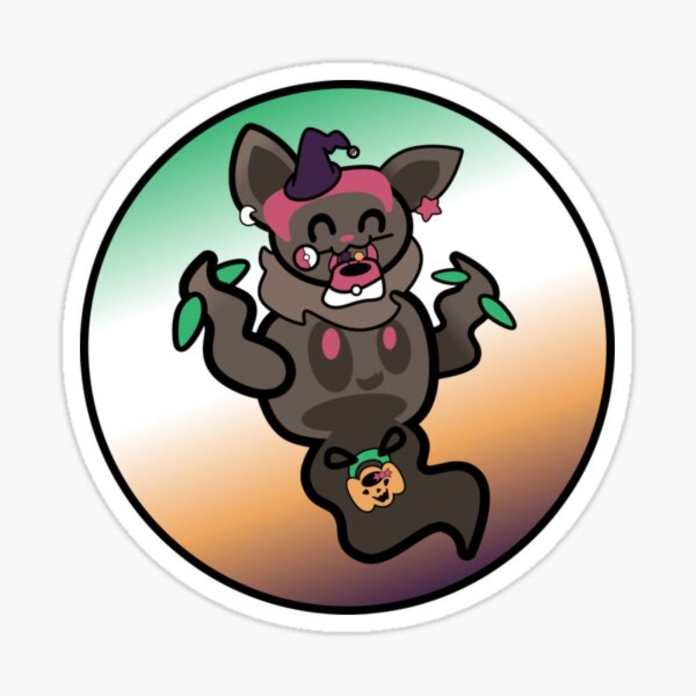 "Eevee & Phantump Trick or Treat" Sticker for Sale by HFEpro