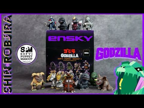 Ensky: Sofvi Puppet Mascots - GODZILLA (Box III) | Unboxing
