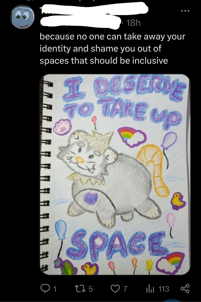 A malicious cheap rip off of my art drawn by someone who supports pro-contact zoo/maps