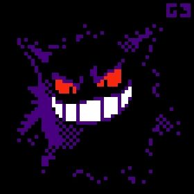 A sprite of gengar