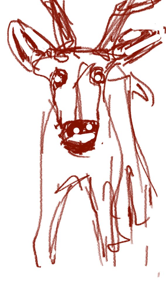 #inktober #day5 deer 