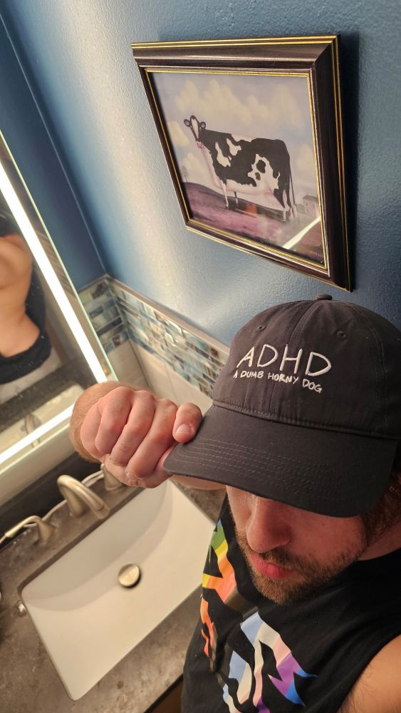 ADHD stands for A Dumb Horny Dog 🐶💚 *wagwagwagwag*