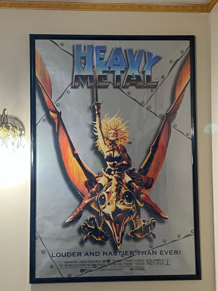 Poster from the animated movie Heavy Metal