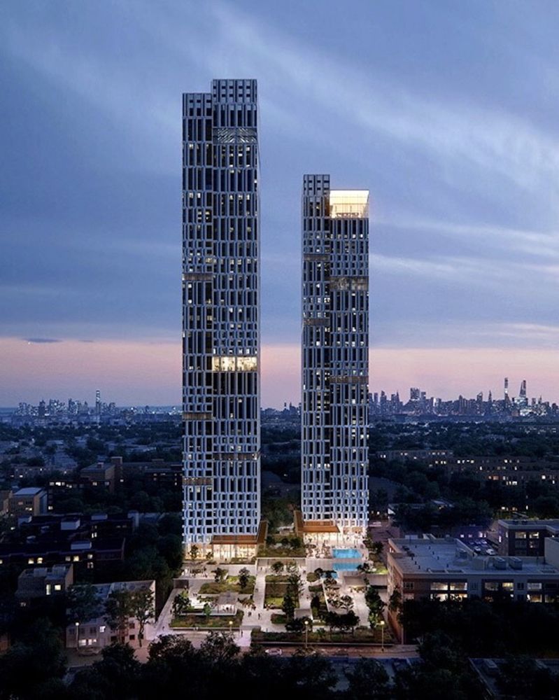 Kew Gardens Hills' First 50-Story Skyscrapers Get Additional Renderings, in Queens - New York YIMBY