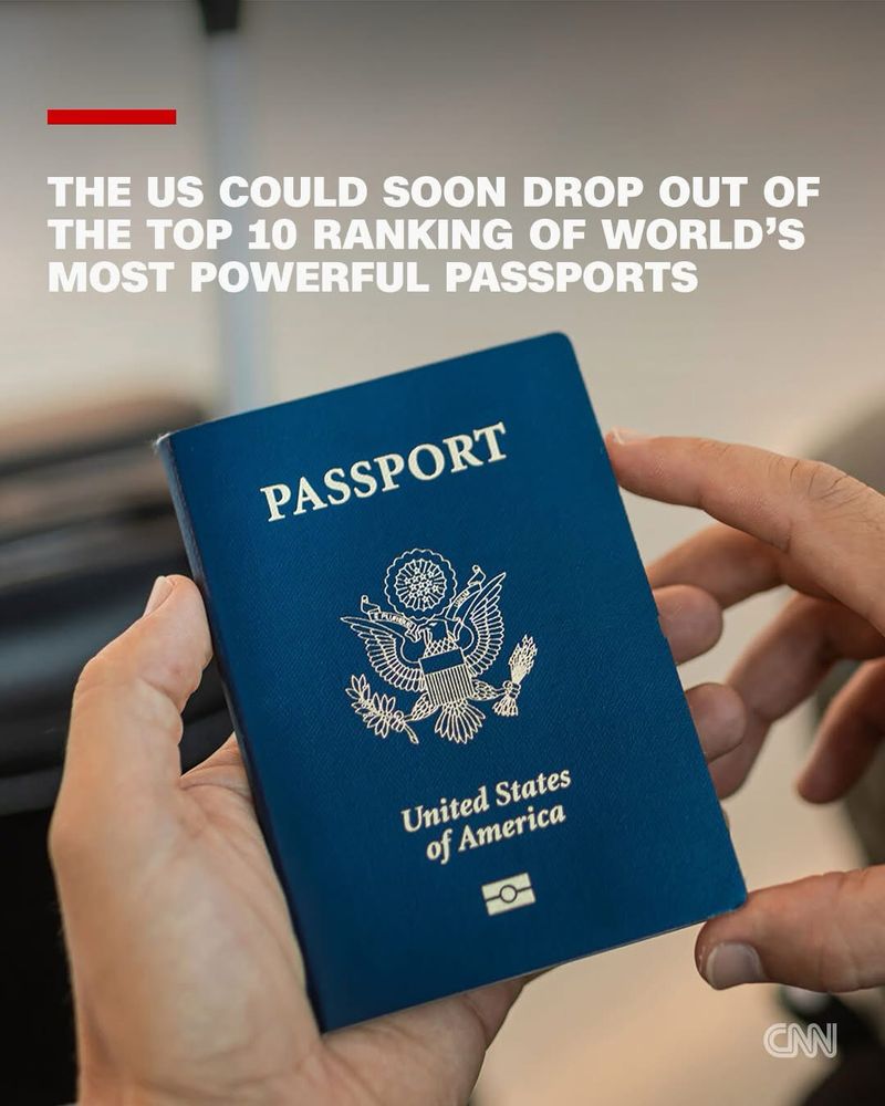 Ive been saying it for a year. The US had the most powerful passport in 2014. 

As we drop lower and lower, it’s not just less places we are able to go as Americans but more stipulations we will have to meet. 

Visas, vaccination requirements, etc. We are a global threat. 