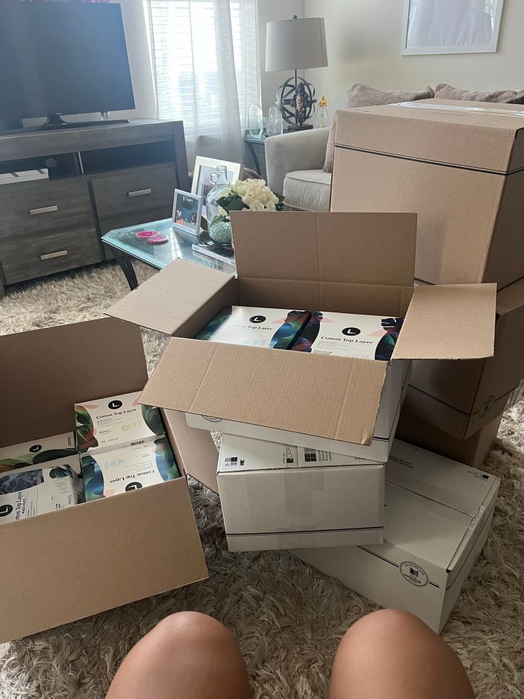Just finished boxing 2,114 organic menstrual products to take to the parish prison in BR this week to 173 incarcerated women! 

To learn about our efforts, visit thurmanperryfoundation.org

To donate (we need it), visit tpfwoman2woman.funraise.org