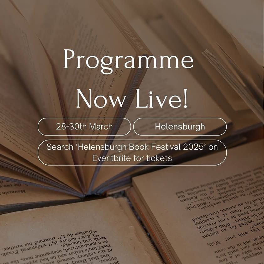 Helensburgh Book Festival programme now live 