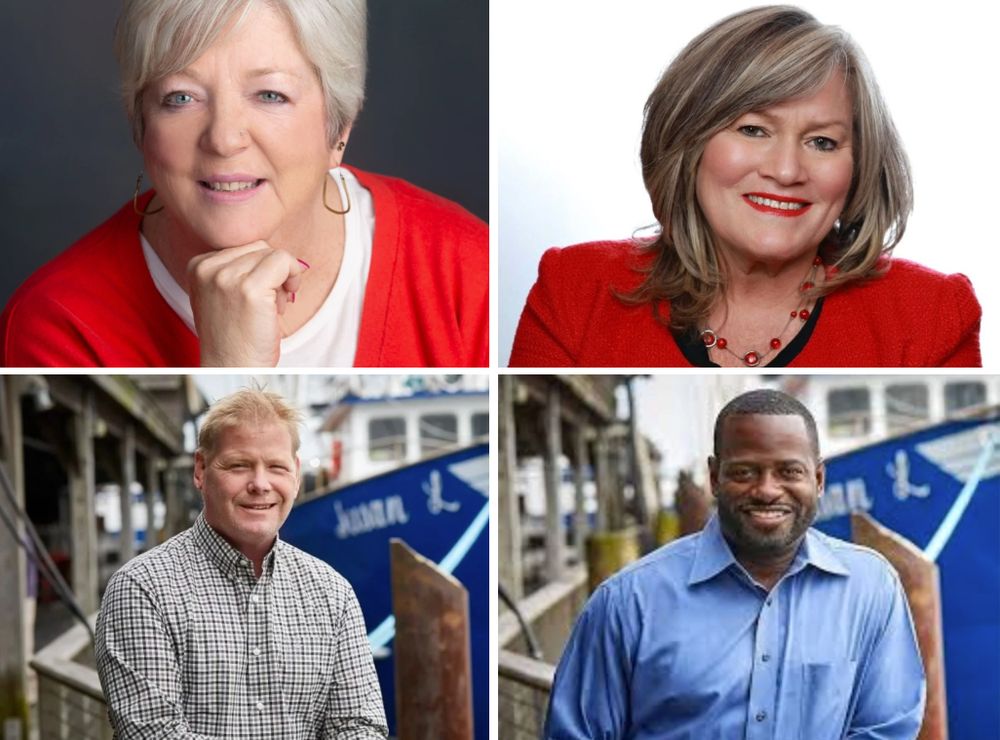 Clockwise from top left: Carol Sabo, Carolyn Rush, Antwan L. McClellan and Erik K. Simonsen.