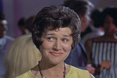 A younger, pre-Dame Patricia Routledge in the film To Sir With Love. 