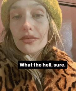 Bella hadid what the hell sure meme