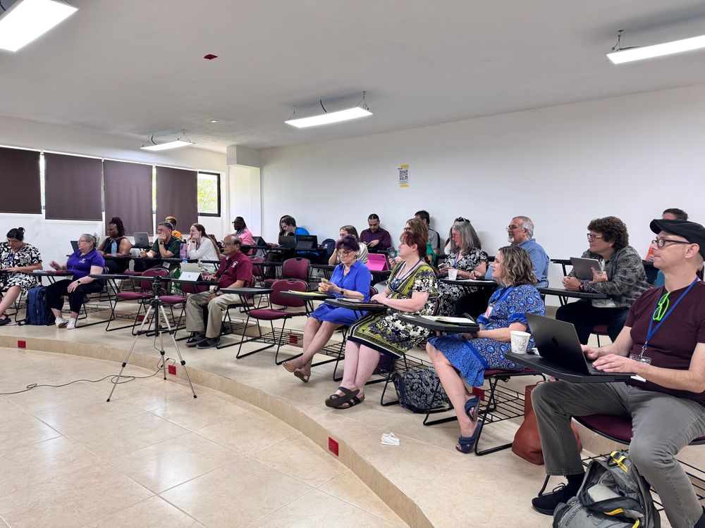 Audience at a conference session. 