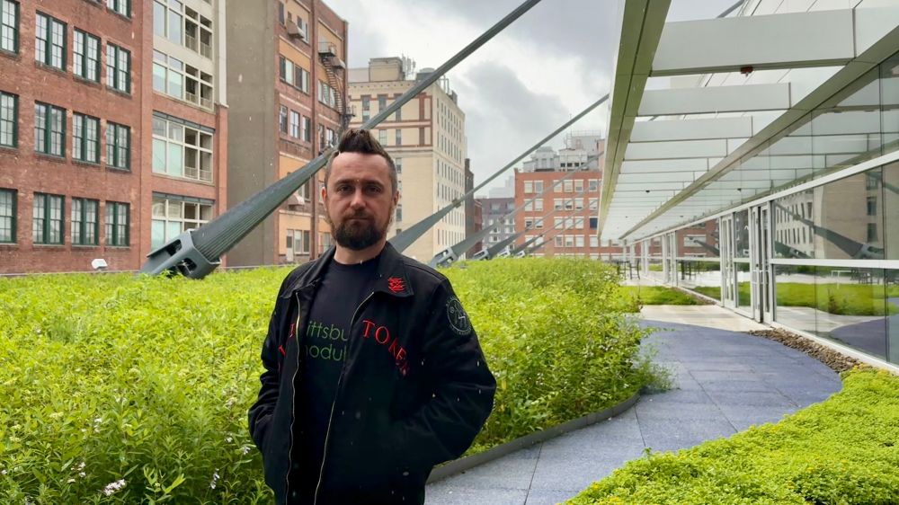 Me standing outside of the David L. Lawrence Conference Center in Pittsburgh.