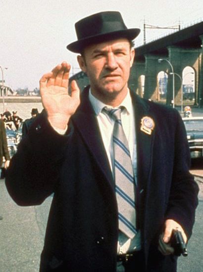 Gene Hackman as Popeye Doyle in the French Connection 