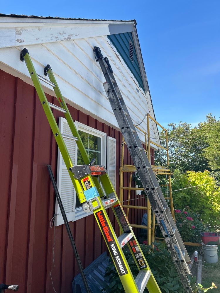 Painting job in progress 