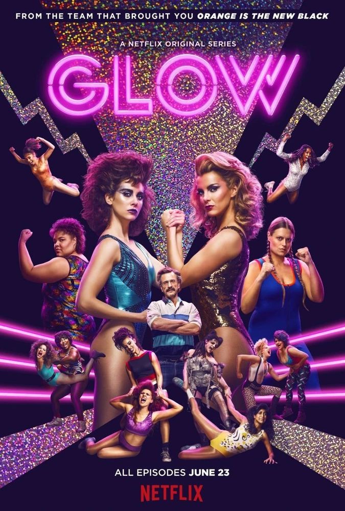 poster for the netflix tv show GLOW
