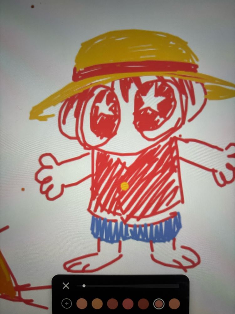 tiny guy, monkey d luffy