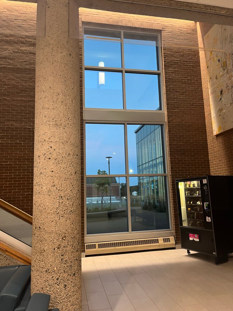 Image from inside smu campus of the moon in the sky 