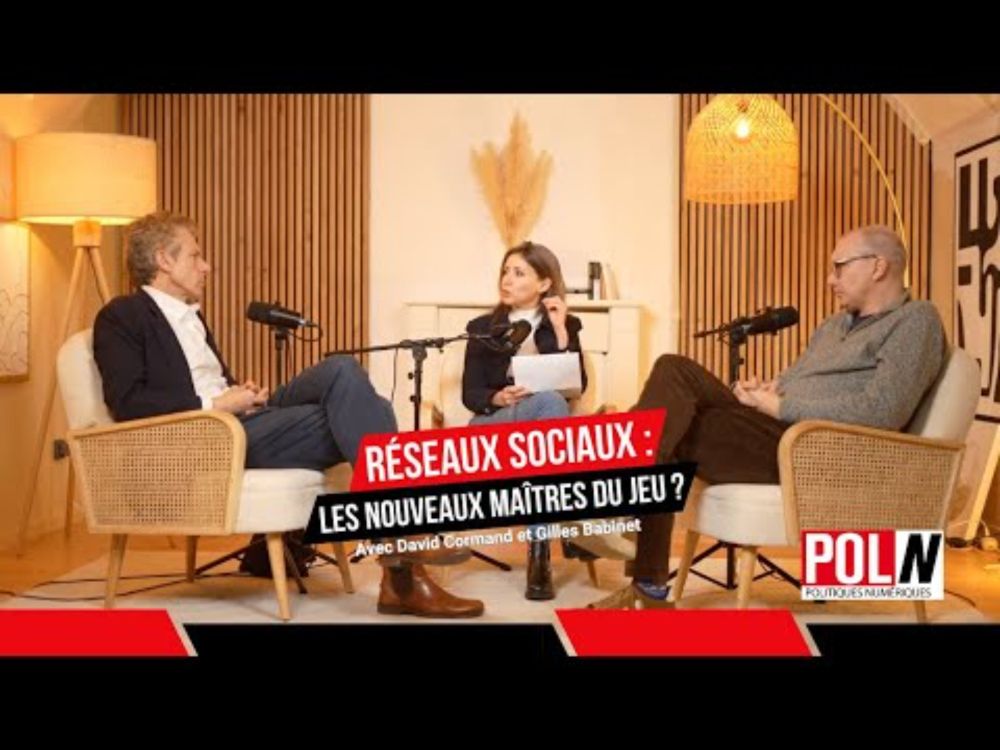 Réseaux sociaux : les nouveaux maîtres du jeu politique ? POL/N avec David Cormand et Gilles Babinet