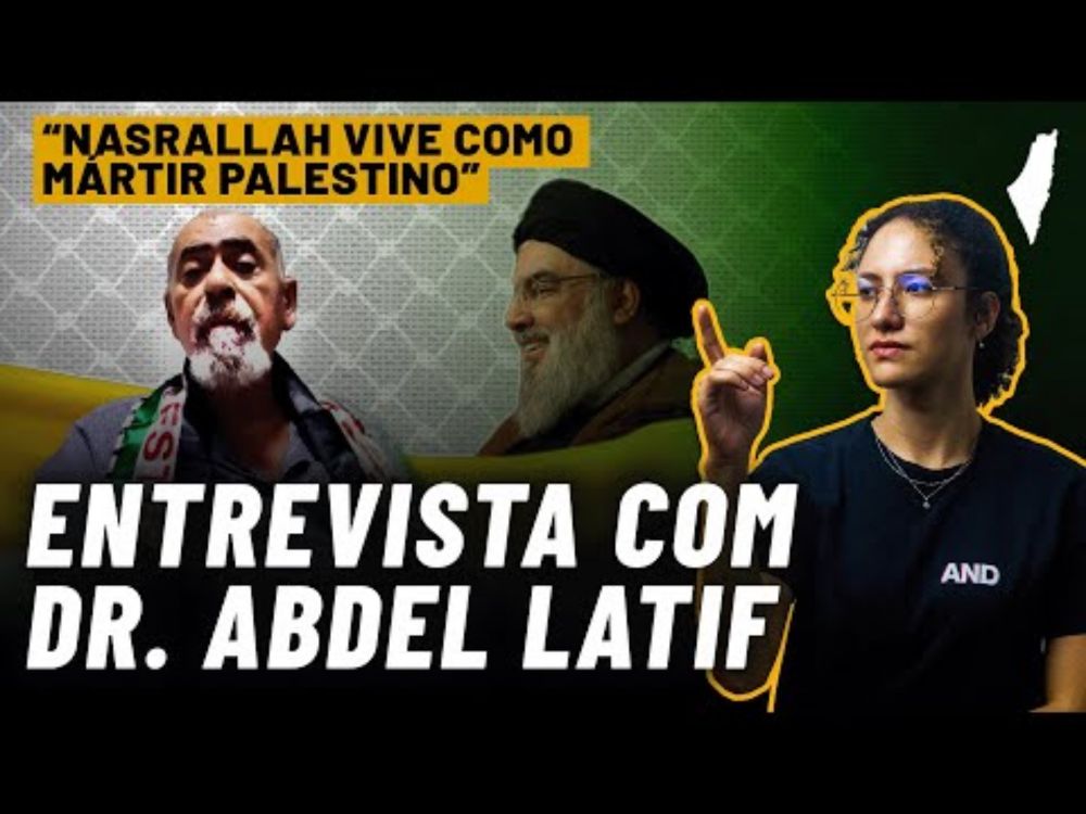 Dr. Abdel Latif Hasan faz análise da luta entre Líbano e Sionismo - cortes A Propósito