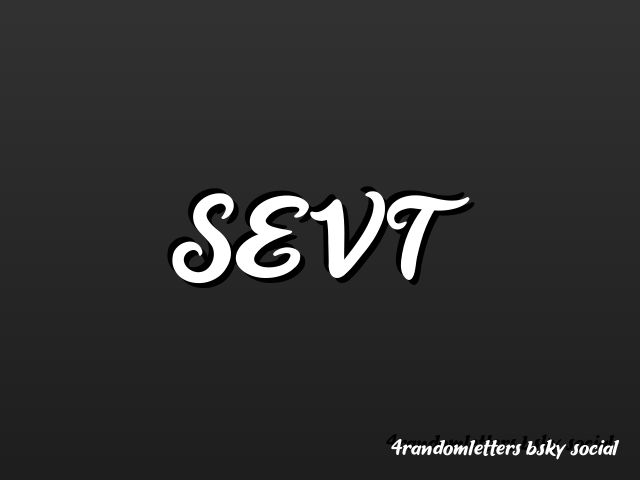 Random letters: SEVT
This image was generated automatically via a bot and pushed via a bot.
Automated repository can be found here: https://github.com/hutlaw/3rl