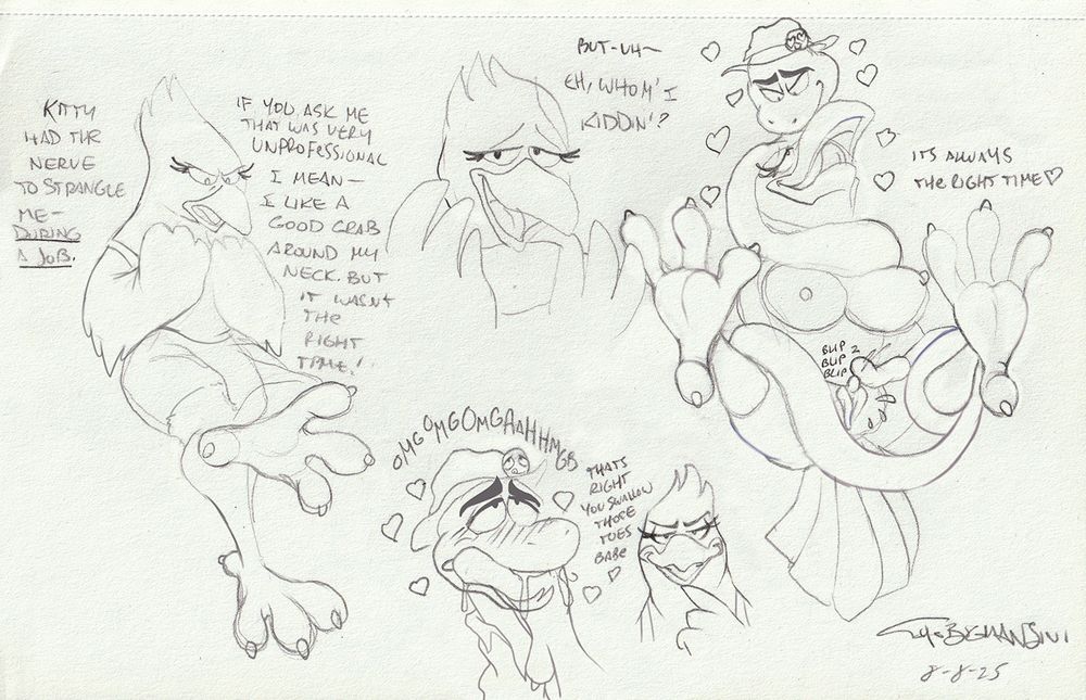 Doom and Snake from TBG2 being very much in love with each other :D