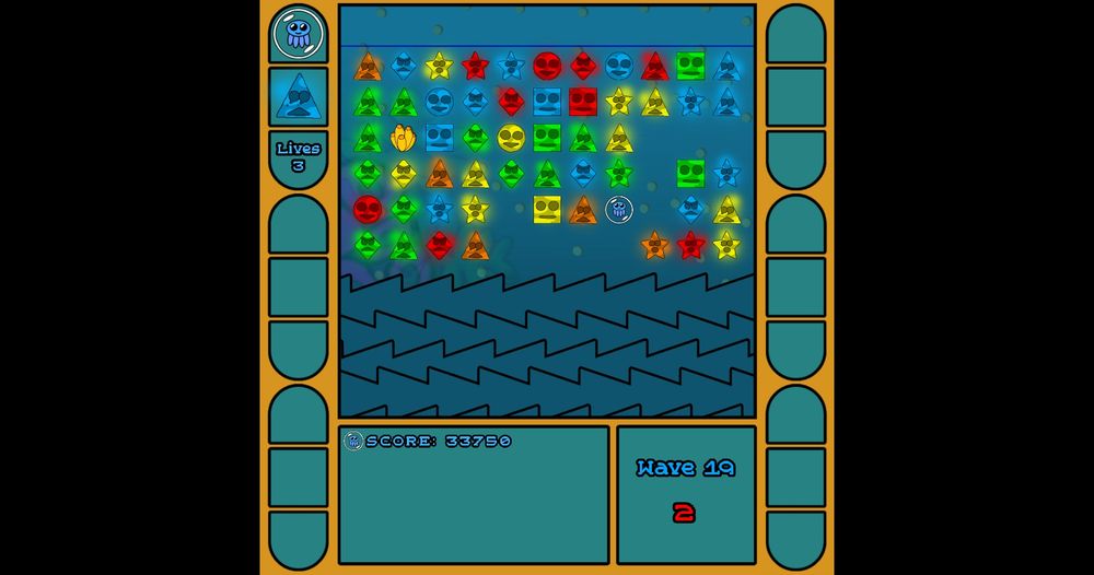 Lotta shape assets in gameplay. 