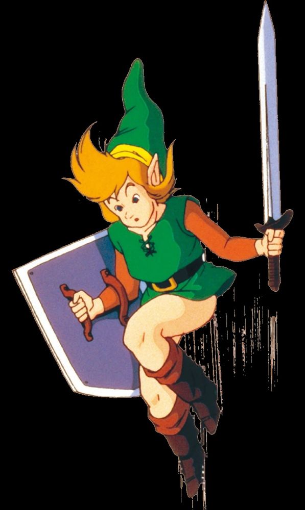 link jumping down somewhere