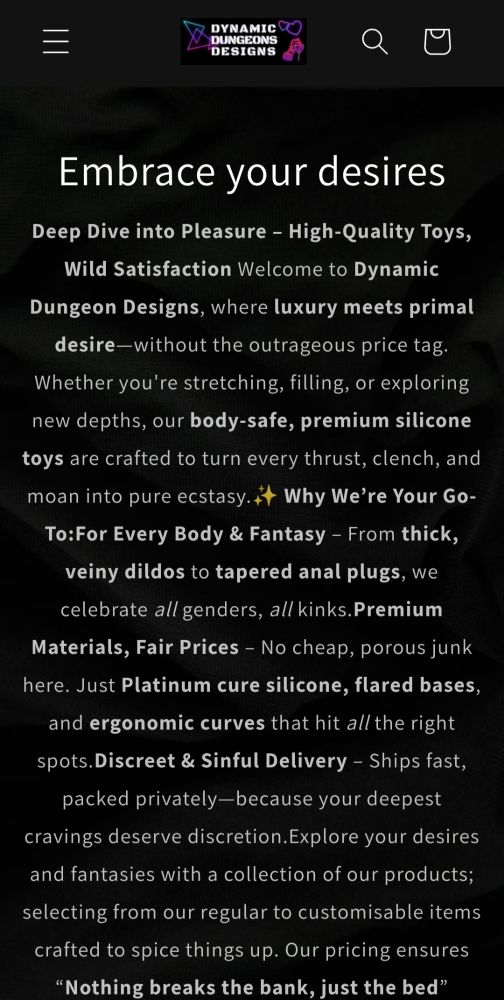 Website homepage description 
