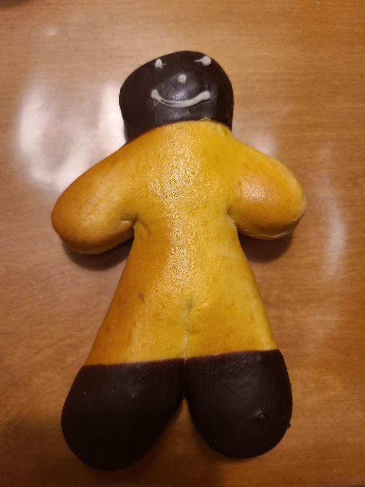 Gâteau en forme de bonhomme